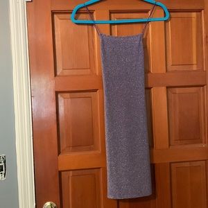 Small H&M Purple Shimmer Bodycon